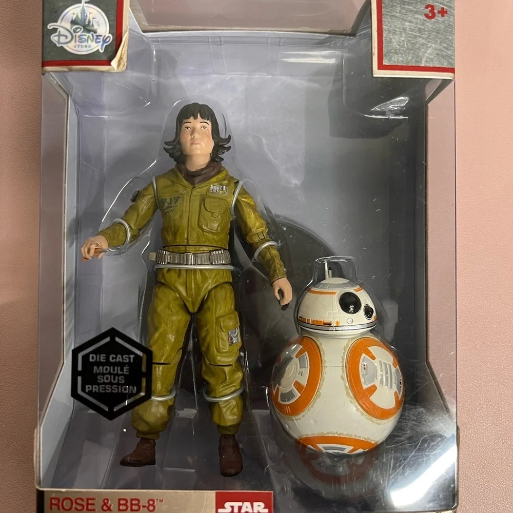 Star Wars Elite Series Die Cast Action Figure Disney Store Rose & BB-8 - Picture 1 of 10